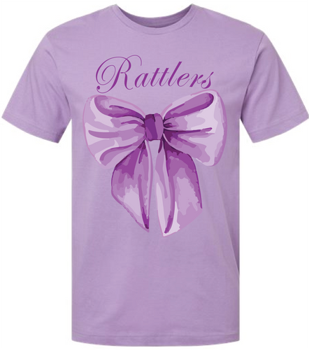 TYAA Fundraiser YOUTH Rattler Bow T-Shirt