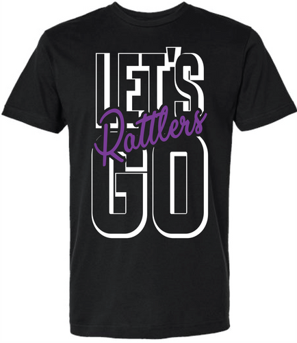 TYAA Fundraiser YOUTH Let's Go Rattlers T-Shirt