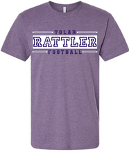 Load image into Gallery viewer, TYAA Fundraiser Rattler Football Block T-Shirt