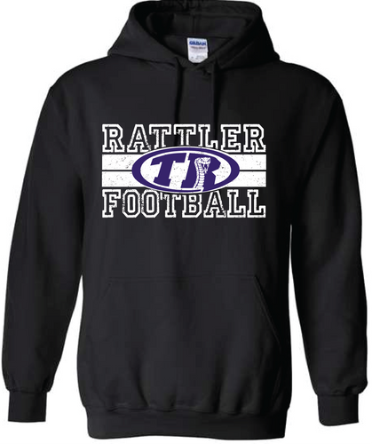 TYAA Fundraiser YOUTH Renegade Rattler Football Hoodie